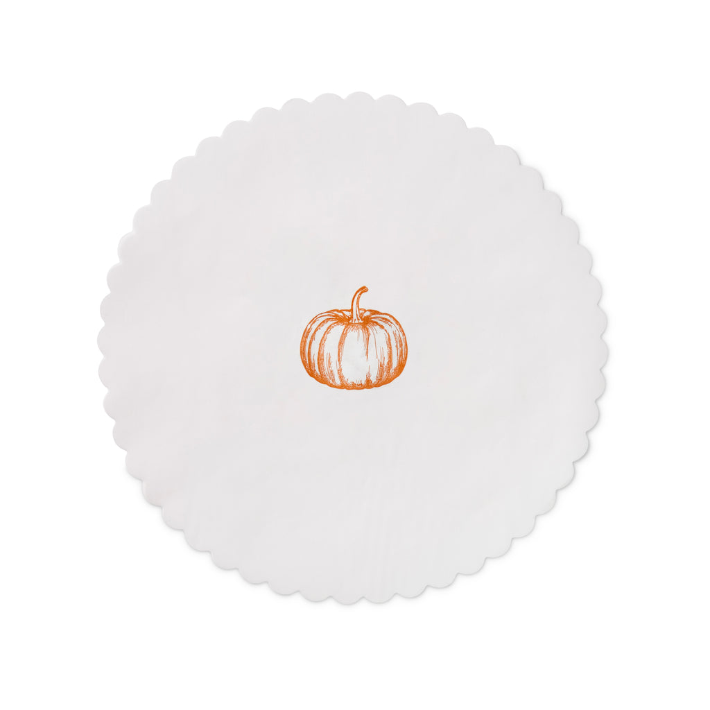"Pumpkin Spice" flat plate liners