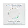 "Garden Party" Hydrangea flat plate liners