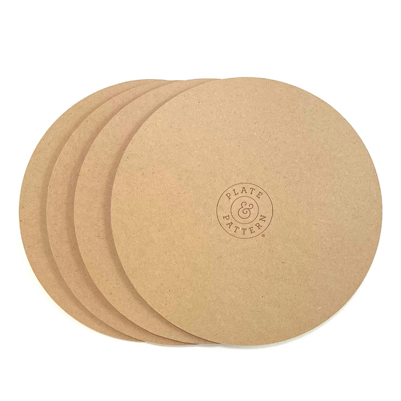 Replacement Wood Boards for Seagrass Plates