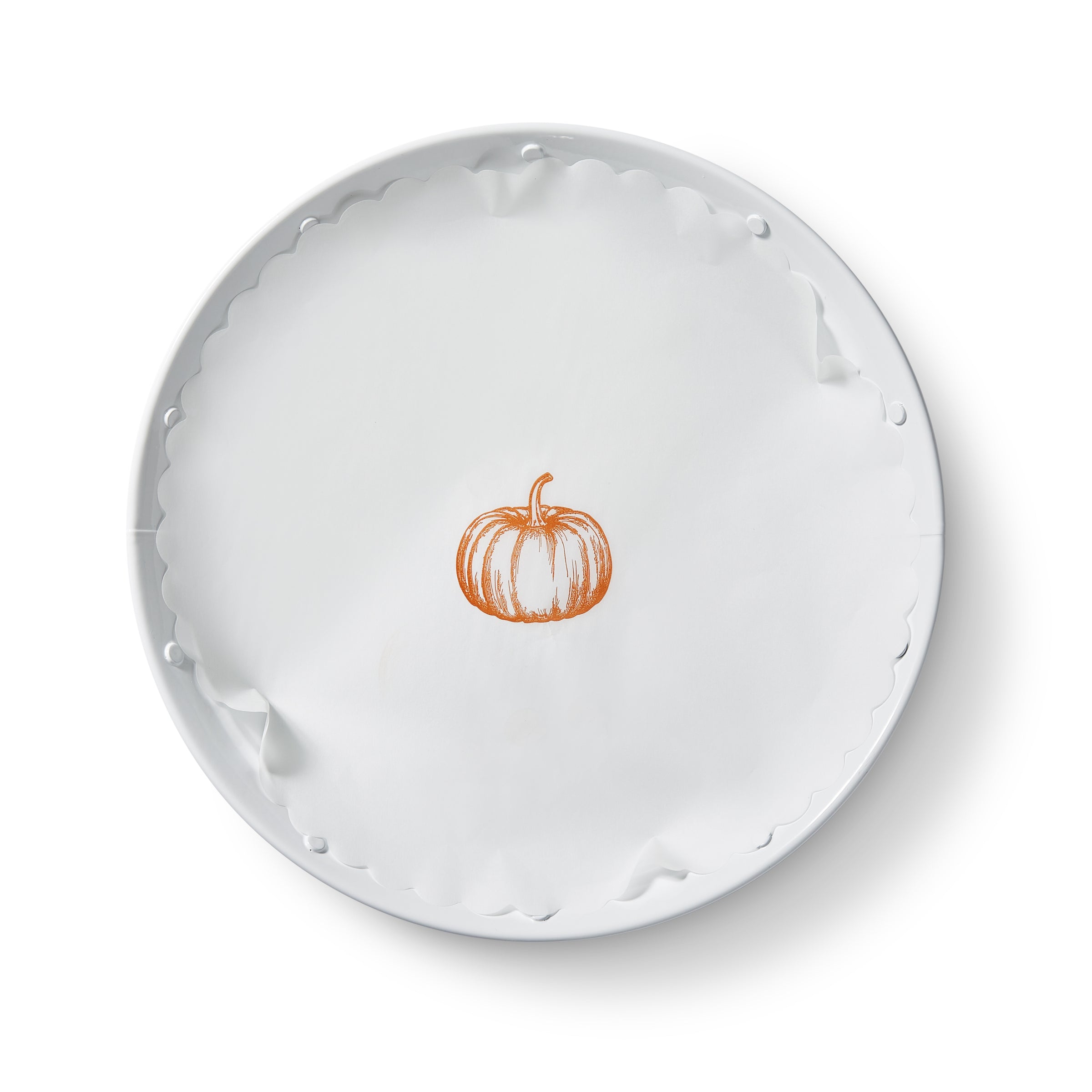 "Pumpkin Spice" flat plate liners Plate & Pattern